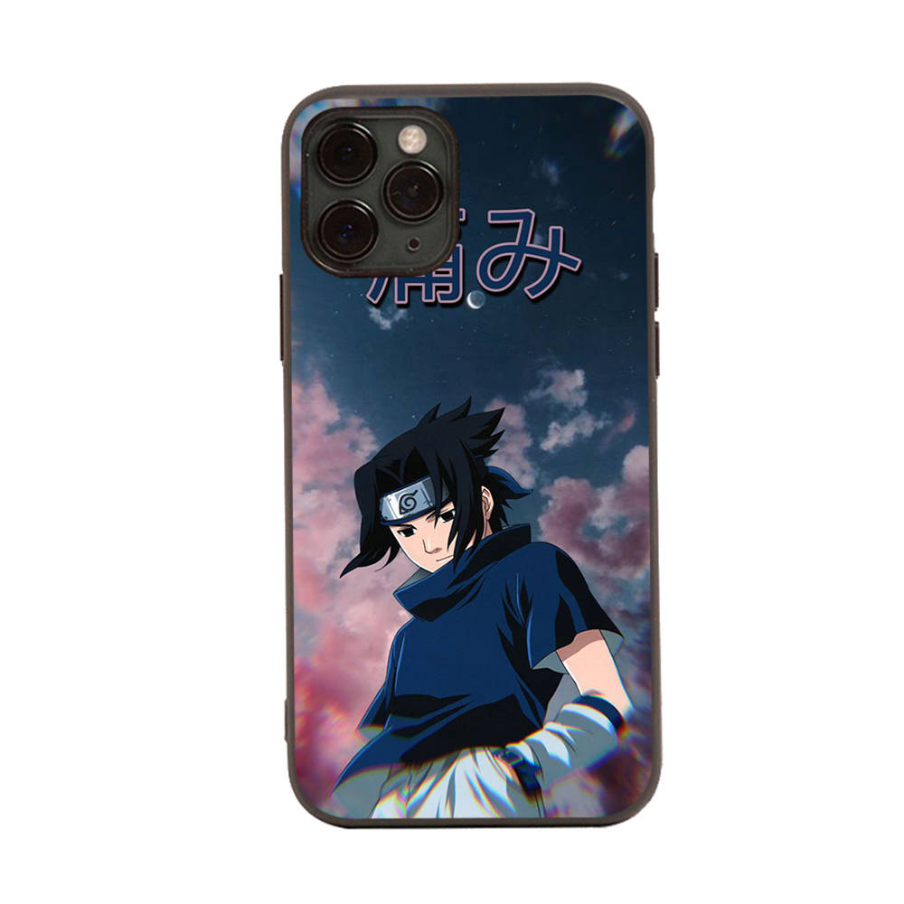 Чехол WD22 Naruto Sasuke Black Soft для Samsung Note 20 Lite S24 Ultra S23 A03 A05 A06 A11 A71 A15 A16 A13 A24 A25 A33 A52 A53 A50 M55 M35 Plus
