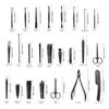 7-24pcs Nail Clipper Tools Set Manicure Pedicure Tool Eyebrow Trimmer Facial Care Hand and Foot Care Tools