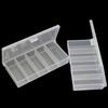 Burle Mini Five-grid Fishing Tackle Box Storage Box Sequin Bait Double Loop Fish Hook Plastic Bait Boxes