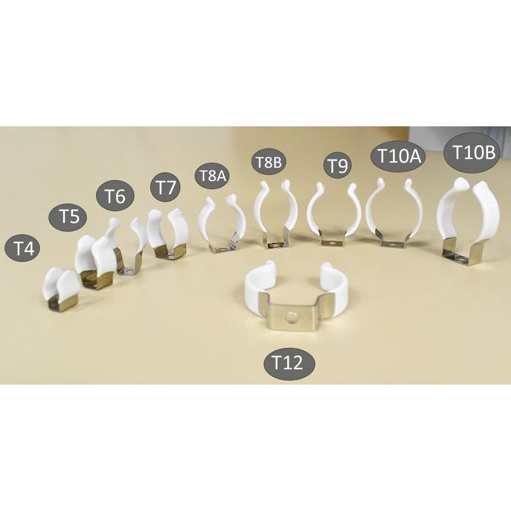 5 шт. держатели зажимов пружинный махровый зажим с резиновой защитой трубный зажим для труб диаметром 12 мм-32 мм