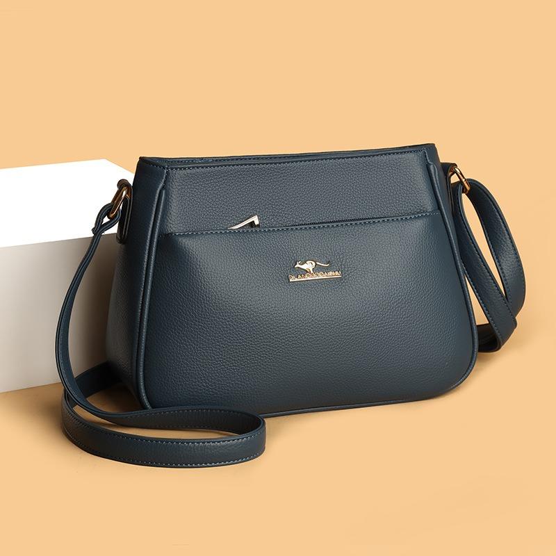 Новая простая ретро наплечная сумка женская текстурная для поездок модная нишевая сумка-мессенджер универсальная популярная сумка для мамы