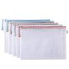 Deli A4 Mesh Zipper Document Bags