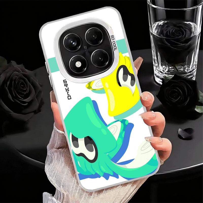 Мягкий чехол для телефона S-Splatoons для Xiaomi Redmi Note 13 14 15 Pro Plus 12S 12 11S 11 11T 10S 10 Ударопрочный чехол Задняя крышка