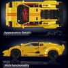 MOULD KING 13194Y 13195H Technical Car Toys Remote Control Countach Sport Racing Car Assembly Car Brick Model Kid Christmas Gift