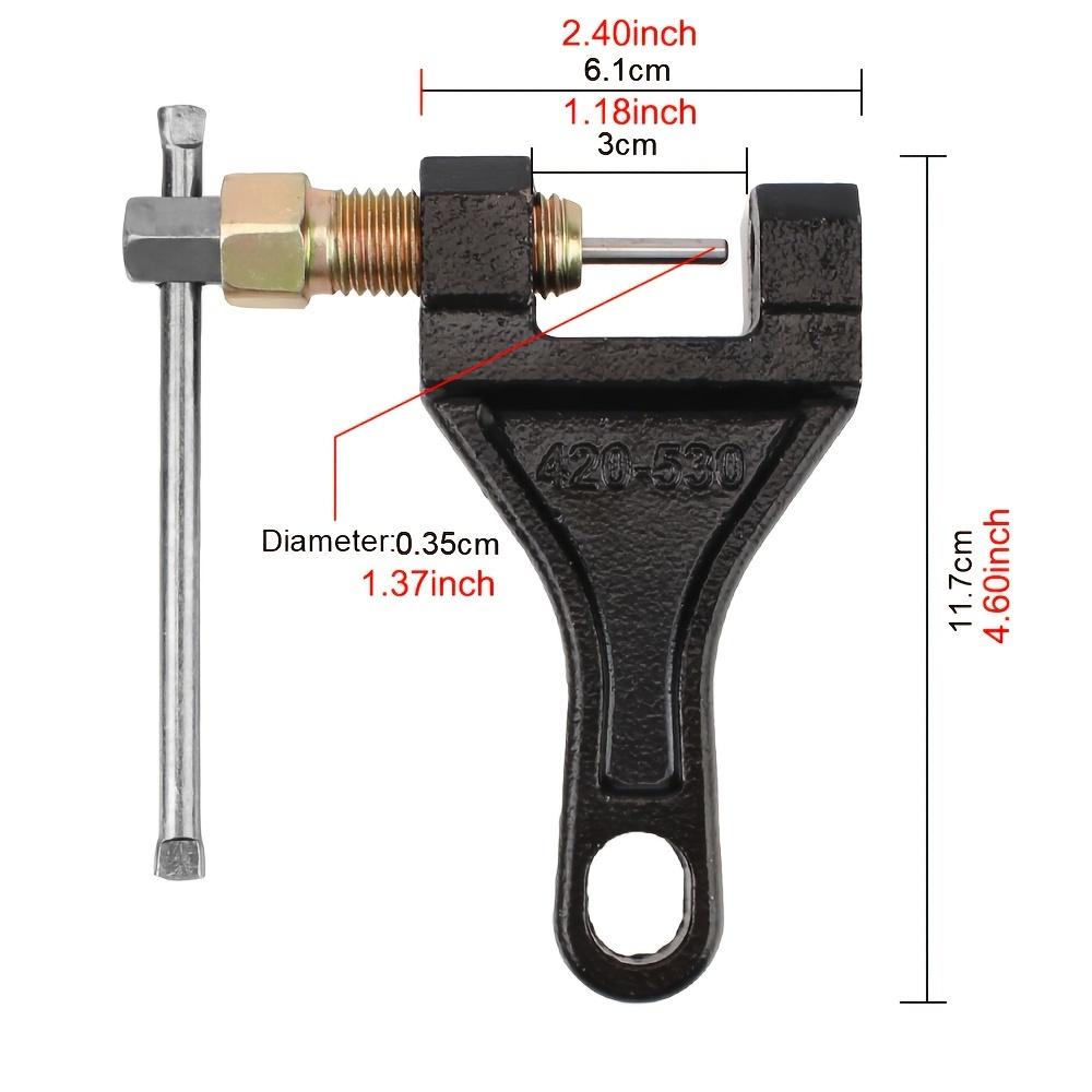 Мотоциклетный цепной разрыватель, разделитель звеньев цепи, клепальный инструмент для разрыва цепи двигателя, инструмент для ремонта деталей мотоцикла 420-530