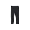 Running Series Solid Color Logo Mid-Waist Drawstring Straight Casual Long Pants Women Bottoms Basic-Black 162215504-1