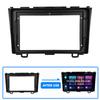 Рамка для автомагнитолы, лицевая панель, материал ABS, рамка для GPS-навигации, комплект для замены и установки для Honda CRV 2008 2009 2010 2011