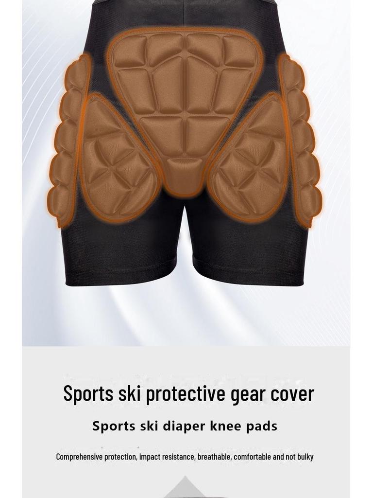 Брюки для катания на коньках с амортизацией EVA - унисекс-спортивное снаряжение для активного отдыха