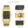 WWOOR New Gold Women Watches Creative Steel Women's Bracelet Wrist Watches Ladies Square Waterproof Watch