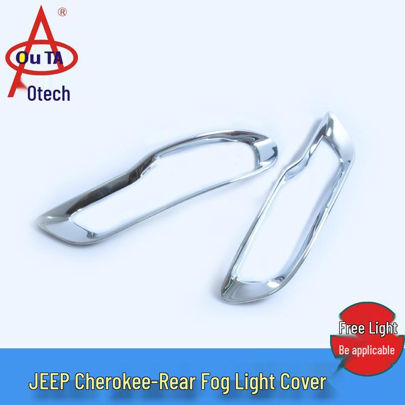 Otai Rear Fog Light Frame & Front Fog Light Cover for 13-18 Jeep Cherokee: Modification Accessories.