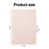 6 PCS 6 Ring Binder Divider 6 PCS Binder Index Dividers Planner Index Page Tabs  Home