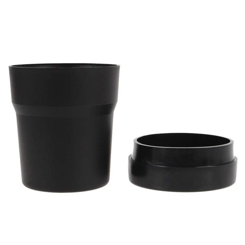 1Pc New Multifunctional Car Mini Trash Bin Cup Holder Car Trash Can Auto Holder Cap Mounts Black Plastic Interior Accessories