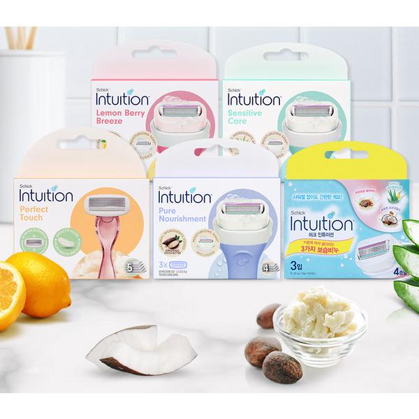 Лезвия для бритвы Schick Women's Intuition Nourishment, 3 шт., 1 шт., корейское лезвие для бритвы