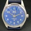 USED HMT JANATA AUTHENTIC INDIAN MENS HAND-WINDING BLUE DIAL WATCH A430060-2 R101-a430060