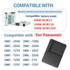 Зарядное устройство DE-A50B DEA50 для аккумулятора DMW-BCM13, DMW-BCM13PP, BCM13E для камеры Panasonic Lumix DMC-ZS40, TZ60, ZS45, TZ57, ZS50, TZ70, ZS27, TS5