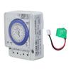 Mechanical Time Control Switch Clock Type Flame Retardant PC Housing Timer Switch for Kitchen