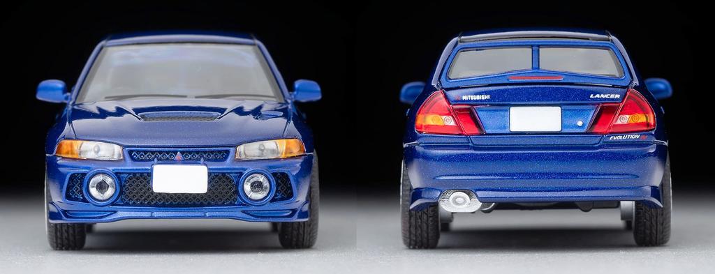 Tomica Limited Vintage Neo Mitsubishi Lancer GSR Evolution IV Navy Готовый продукт 1/64 LV-N186e