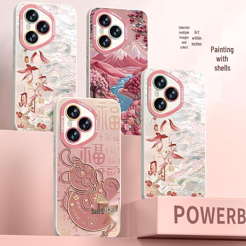 Силиконовый чехол для телефона Honor 400/400 Pro с полной защитой объектива и шнурком