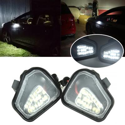 Подходит для VW Scirocco137 2008- Для VW EOS 1F7 1F8 2009-2015 2 шт. Светодиодная подсветка лужи под боковым зеркалом