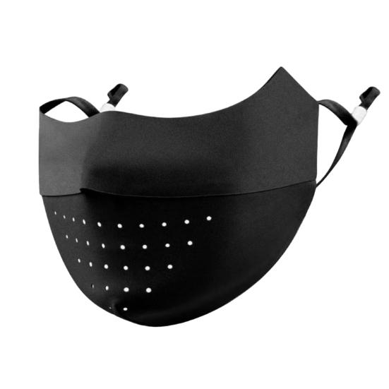 Защитная маска для лица, бесшовная, дышащая, с отверстиями, солнцезащитный крем, 3D, тонкий дизайн, защитная маска для лица UPF 50, дышащая, из ледяного шелка, защитная маска для лица