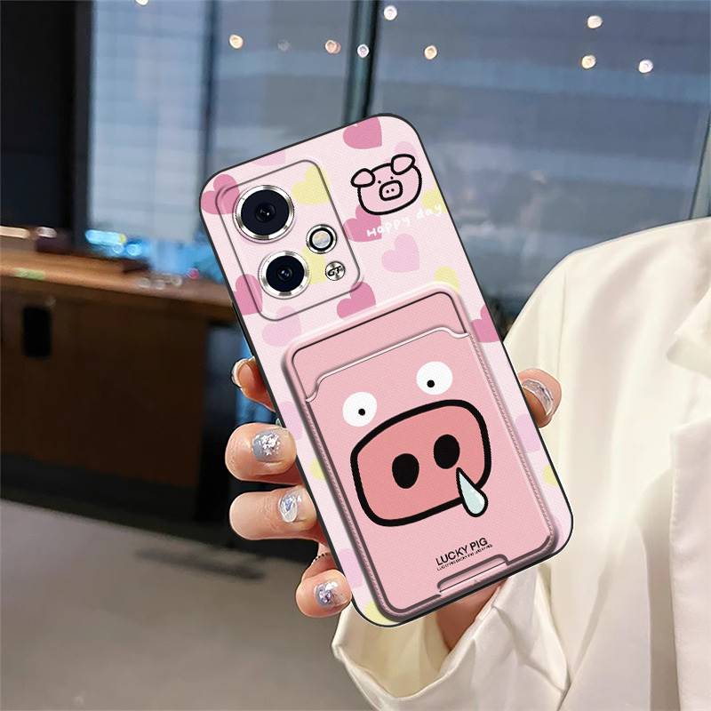 Card slot TPU Phone Case For Honor90 GT Dirt-resistant Silicone Durable Cute Waterproof Cartoon Anti-knock protective