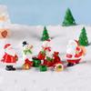 Home Decor Fairy Garden Snowman Figurine Mini Santa Claus Christmas Decorations Xmas Ornament