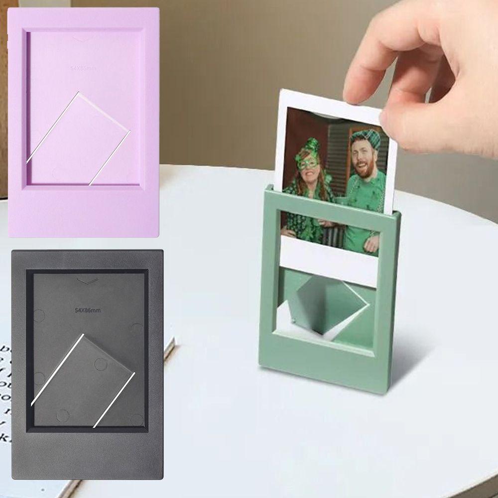 Fujifilm Instax mini Модная 3-дюймовая фоторамка Вертикальная Цветная Мини-рамка для пленки Арт-дисплей для фото Настольный декор Держатель для фото