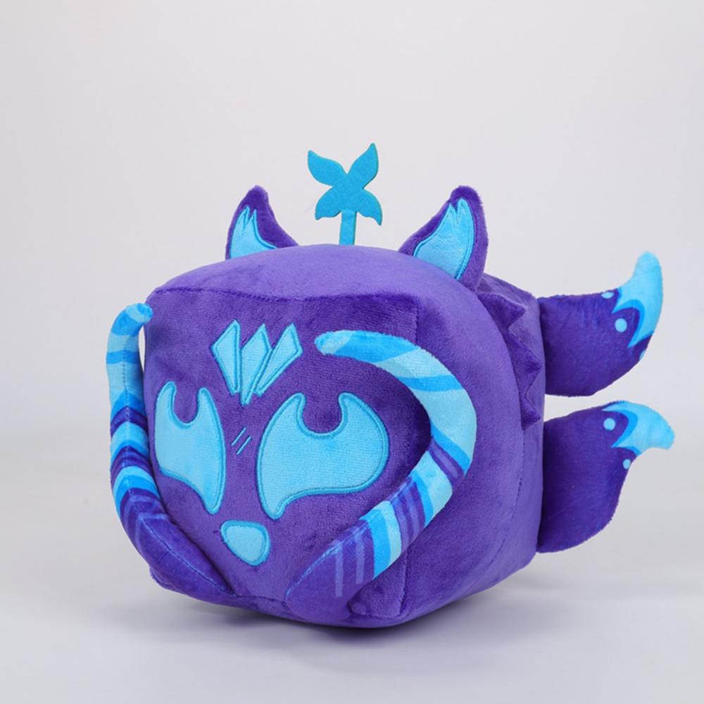 Blox Fruits Плюшевые игрушки Квадратные животные Мягкие игрушки 15 СМ Забавная милая коробка с лисой Обнимающая плюшевая подушка-игрушка для детей Детский домашний декор для спальни