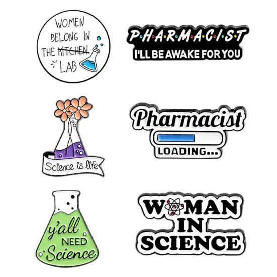 Брошь на булавке с буквами, украшение для стакана, унисекс, милая мультяшная брошь, значок, декор для одежды