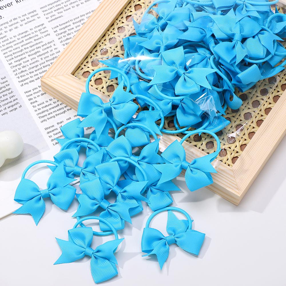 20 шт./лот Банты для волос из ленты для девочек Резинка Детские милые банты для чирлидинга Повязка на голову Бутик Детская повязка на голову головной убор ДЕТСКИЕ БАНТЫ
