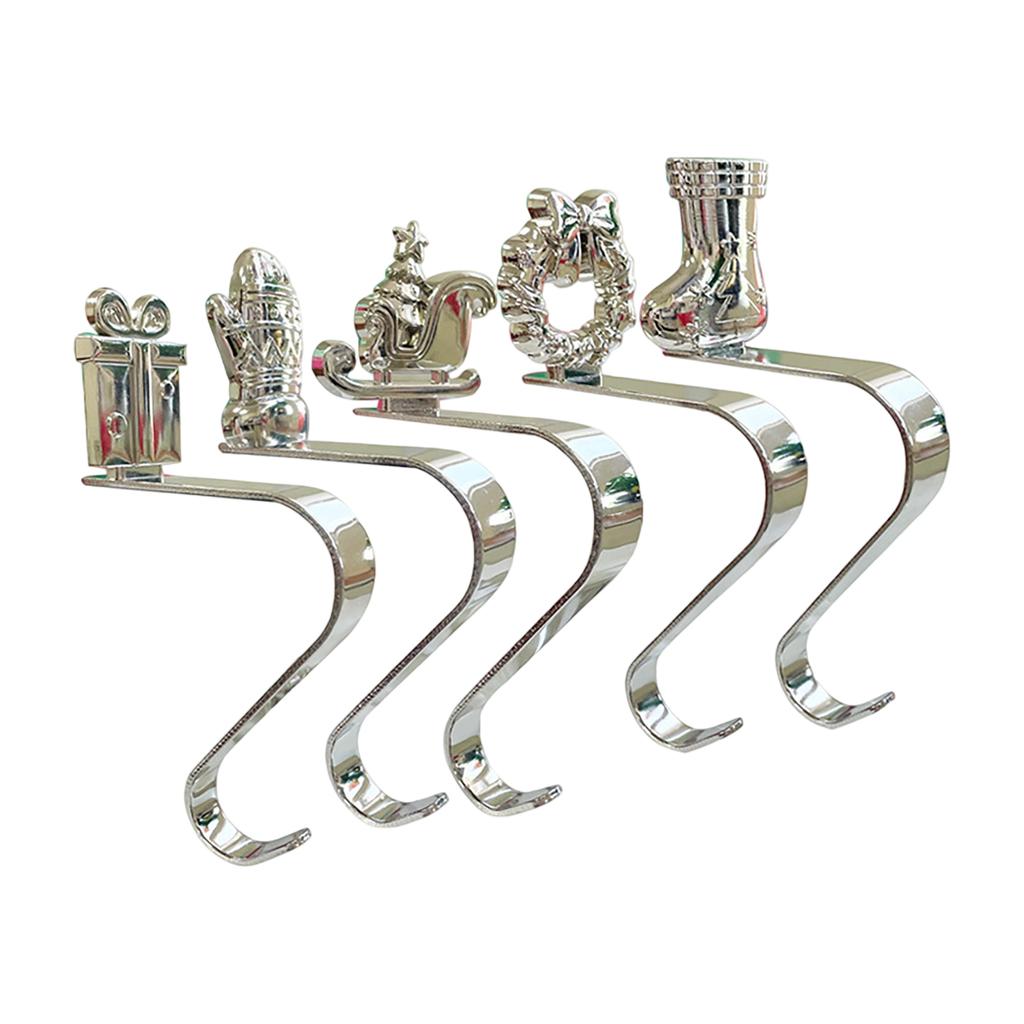 5 шт. Каминный крючок Рождественское украшение, Рождественский крючок, Рождественская атмосфера Украшение для дома