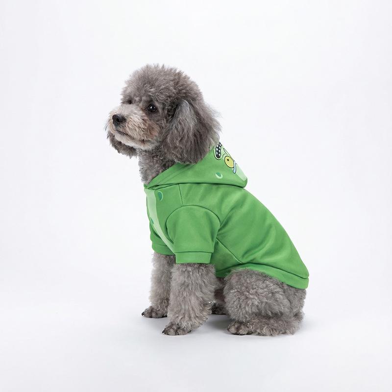 Cartoon Printed Cucumber Pet Hoodies Fun Puppy Sports Shirts Cute Halloween Party Pet Costumes for Dogs
