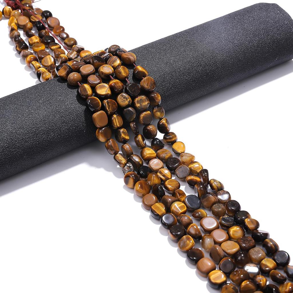 40-55 шт., натуральные красочные каменные бусины неправильной формы, свободные бусины для изготовления ювелирных изделий, браслет, ожерелье, аксессуары 15 дюймов, нить