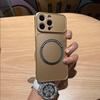 Магнитный чехол из ТПУ с металлическим покрытием для Xiaomi POCO F8 Pro, F6 Pro, ударопрочный, матовый, мягкая крышка
