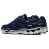 Asics Мужские ретро-кроссовки для образа жизни GEL-NYC Темно-синий/Неоновый 1201A789-400