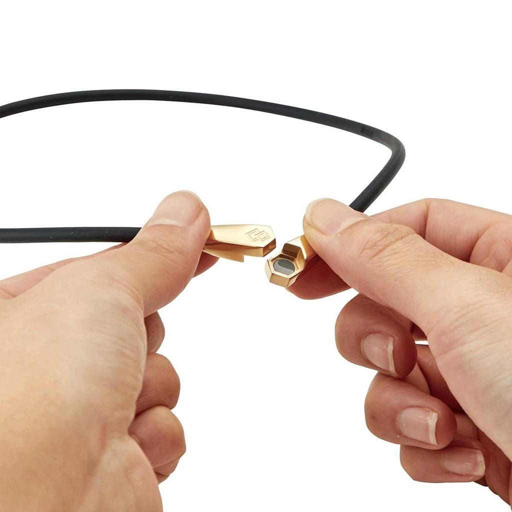 Colantotte ALT Adjustable Necklace X with Gift Bag and Message Card (L 51cm/Black Gold)