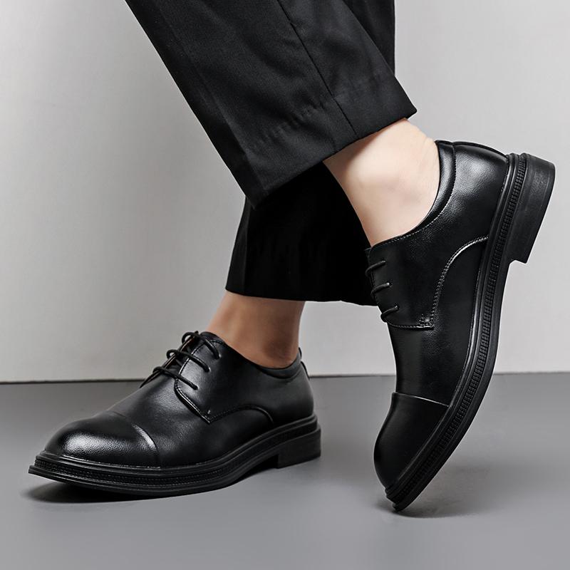 Туфли мужские деловые туфли на шнуровке черные мягкие кожаные мужские формальные туфли повседневные деловые мужские оксфорды костюм свадебные вечерние туфли