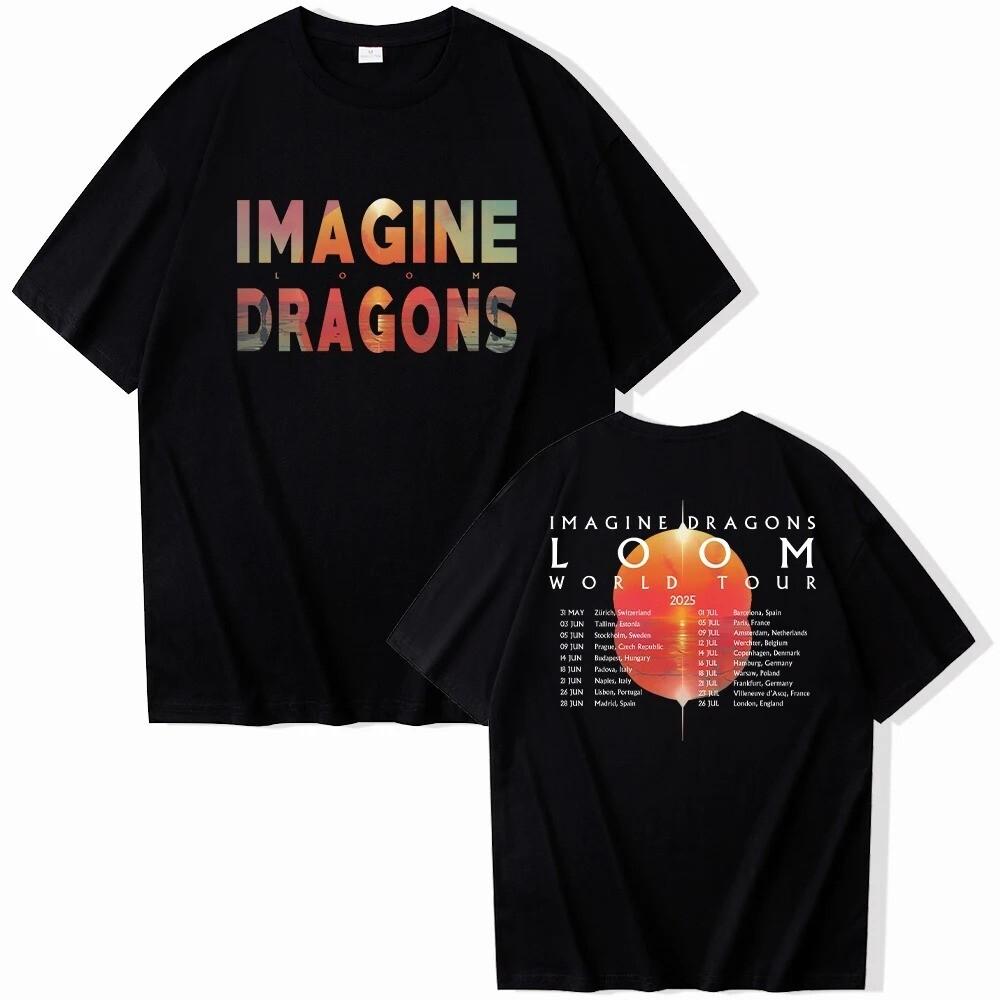 Imagine Dragons 2025 Tour Fan Inspired Tshirt Loom World Concert Gift Tee