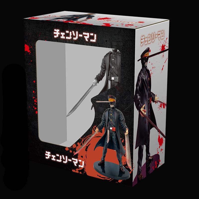 Человек-бензопила Денджи Человек-катана Самурайский меч ПВХ Фигурки Действия Игрушки