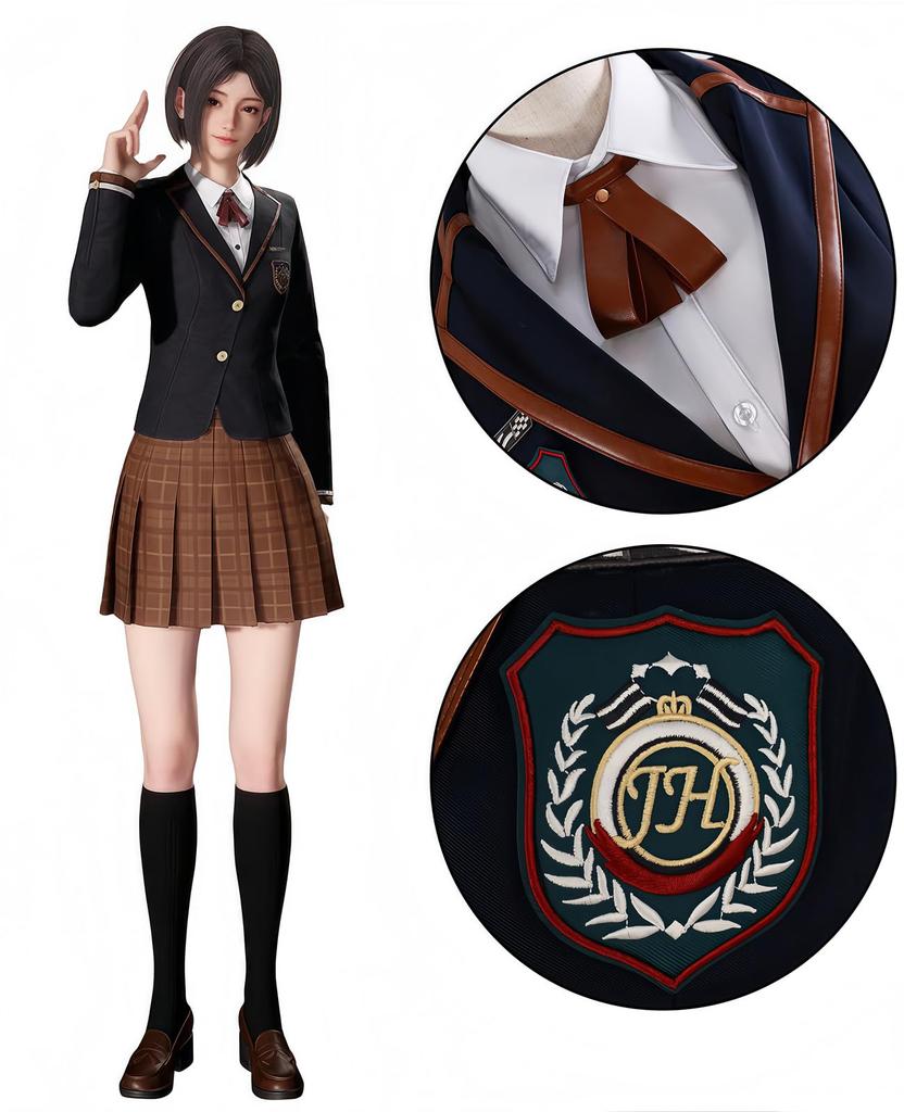 Кои и Мику Косплей Протагонист Мику Охотник Кои Мику Косплей Боевая форма Популярный игровой костюм Униформа [NOKIJP] Протагонист/Женский костюм, Косплей,