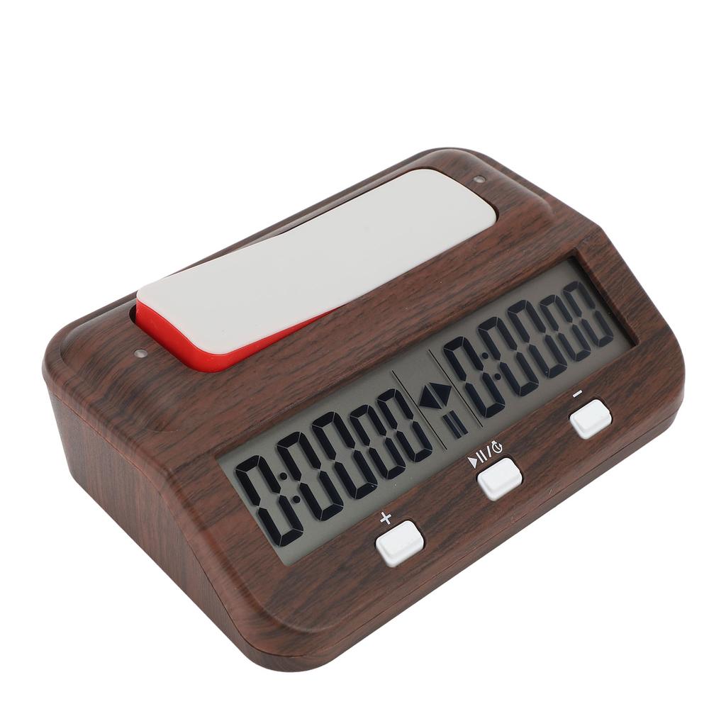 Шахматные часы с обратным отсчетом Профессиональные соревнования Звуковая сигнализация Функция Деревянный внешний вид Портативный