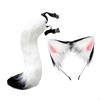 Cat Ears and Tail Set Animal Cosplay Costume for Party Birthday Masquerade