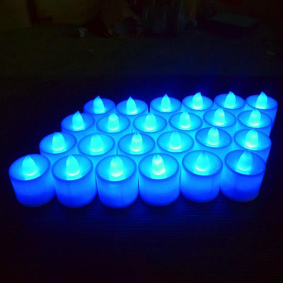 1/3/6/24 шт./компл. небольшой чайный восковой светильник, красивый без тепла для вечеринки