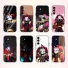 Крутой чехол для телефона The Freak Circus P-Pierrot для Samsung Galaxy A73, A72, A71, A70, A53, A52, A51, Другие Мягкий Черный Корпус