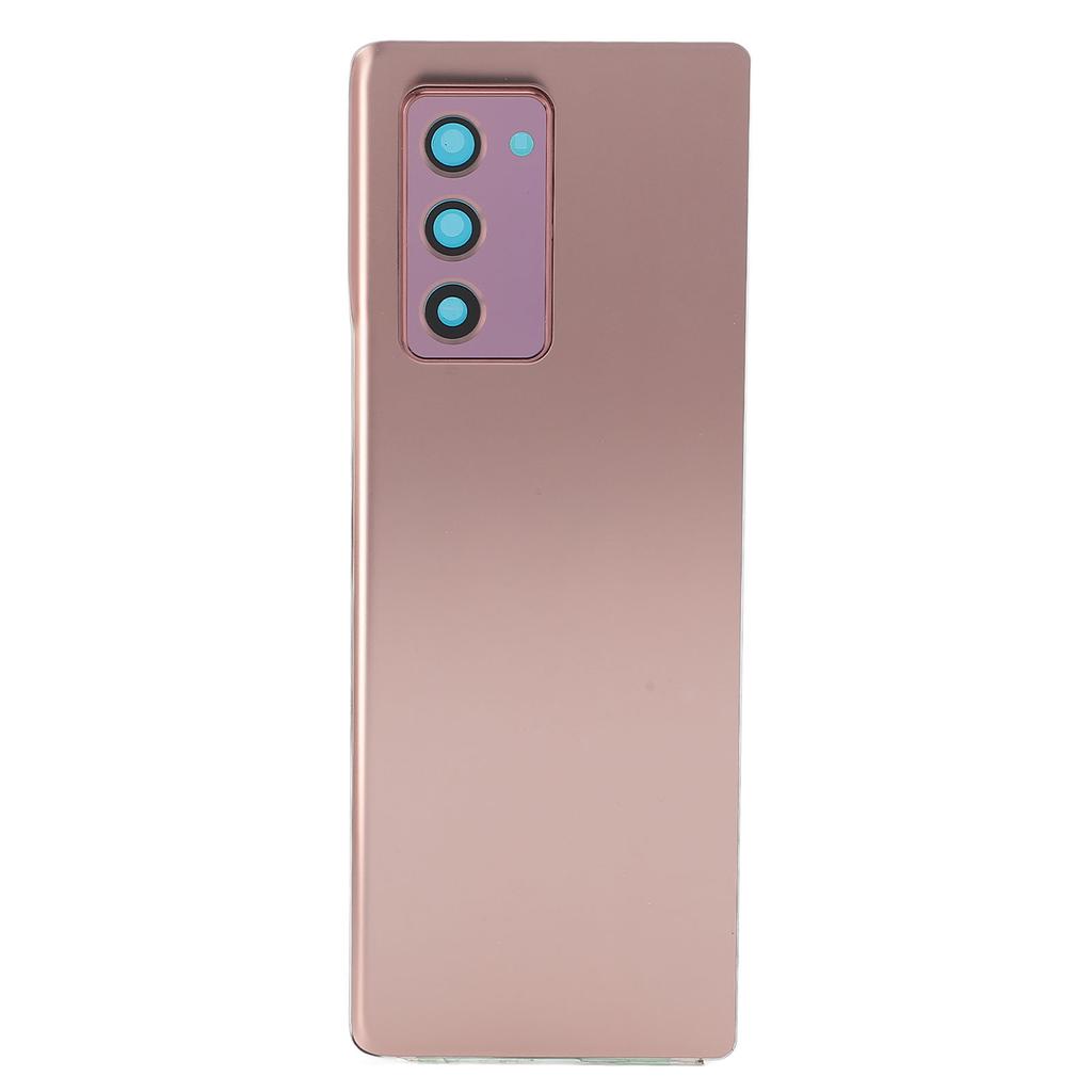 Phone Back Cover Replacement for Galaxy Z Fold2 5G F916 Pre Installed Camera Lens Glass Rear Cover