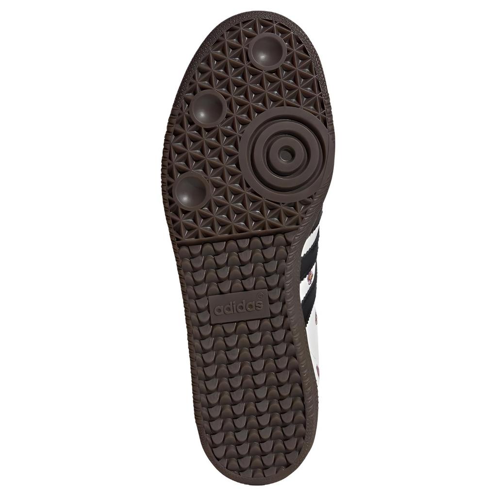 adidas Samba OG белые цветочные вышитые женские кроссовки IF4398