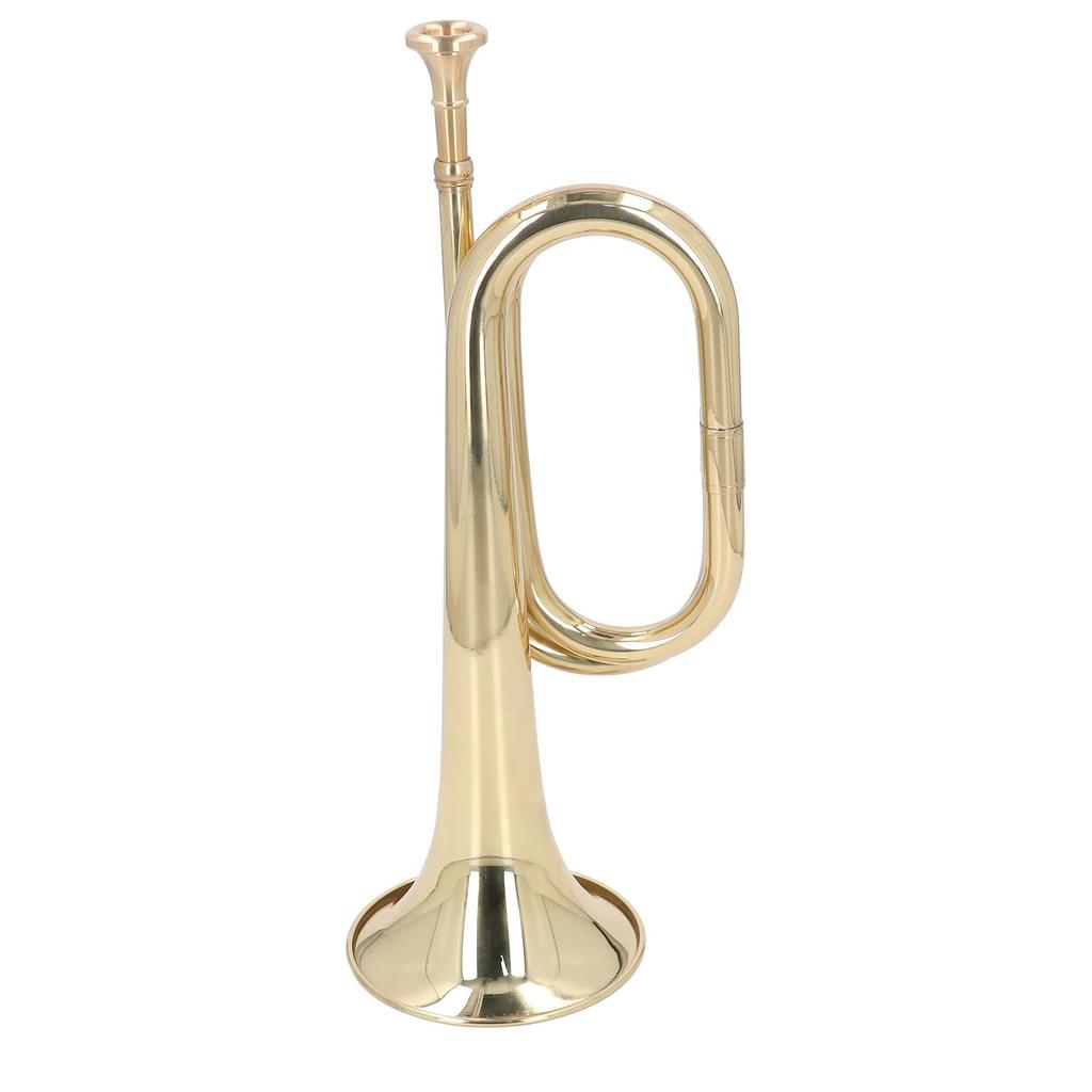 Испанский горн, тональность C, духовой инструмент для кавалерийской трубы, диаметр 11 см, высота 34 см, мундштук