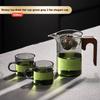 Gianxi Teapot Tea Separation Fair Cup Small Qinggan Special Tea Pot One Person Glass Filter Tea Divider Teapot