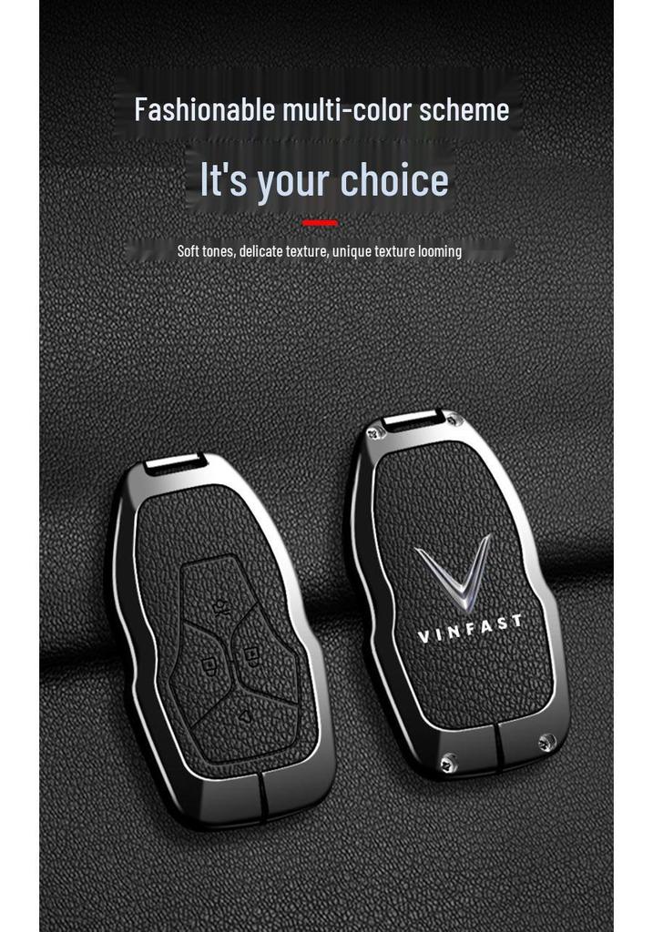 VINFAST Car Key Case 2025-2026 Model Lac Hong 900 LX Metal Protective Shell