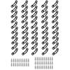 50pcs Multipurpose Hide Connectors Home Accessory for Enhances Stability In Wood Metal And Plastic Applications